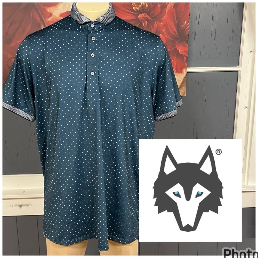 Greyson Polo Golf Shirt Mens XL Loose Fit Teal